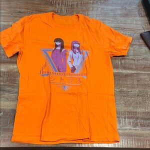 TeePublic 100% Cotton Orange Tee inspired by iconic anime Citrus